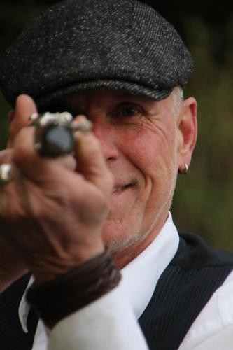 Michael Kimpfler im Anschlag